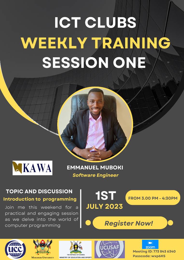 ICT clubs training session 1 by Emma Muboki